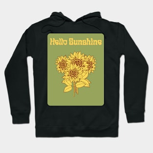 Hello Sunshine-sunflowers Hoodie